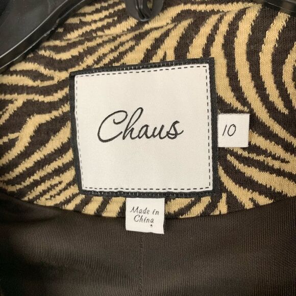 Chaus Zebra Print Jacket - Picture 2 of 3